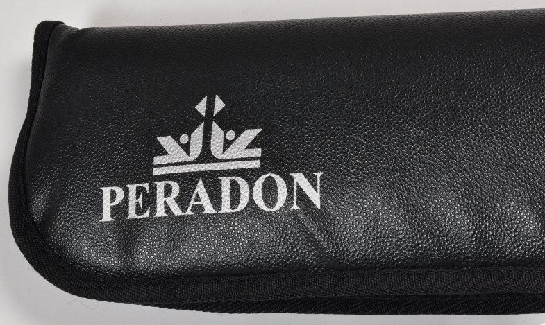 Peradon Two Piece Black Full-Zip Case (End-Close-Up)